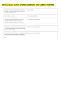 530 Final Exam ACTUAL UPDATED QUESTIONS AND CORRECT ANSWERS 