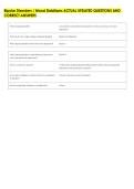 Bipolar Disorders &sol; Mood Stabilizers ACTUAL UPDATED QUESTIONS AND &NewLine;CORRECT ANSWERS