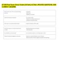 OT 505 Final Exam Study Guide &lpar;All Sets&rpar; ACTUAL UPDATED QUESTIONS AND &NewLine;CORRECT ANSWERS