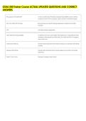 OSHA 500 Trainer Course ACTUAL UPDATED QUESTIONS AND CORRECT &NewLine;ANSWERS