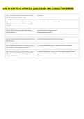 osha 501 ACTUAL UPDATED QUESTIONS AND CORRECT ANSWERS 