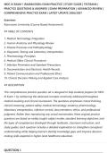 MDC III EXAM 1 &lpar;RASMUSSEN&rpar; EXAM PRACTICE &vert; STUDY GUIDE &vert; TESTBANK &vert;&NewLine;PRACTICE QUESTIONS & ANSWERS &vert; EXAM PREPARATION &vert; ADVANCED REVIEW &vert;&NewLine;COMPREHENSIVE PRACTICE EXAM &vert; LATEST UPDATE 2026&sol;2027
