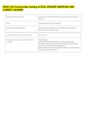 OSHA 10 Hr Construction training ACTUAL UPDATED QUESTIONS AND &NewLine;CORRECT ANSWERS 