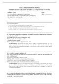 REX PN CANADIAN PRACTICAL NURSE EXAM 2026  COMPLETE EXAM QUESTIONS AND ANSWERS 100&percnt; VERIFIED A&plus; GRADE ASSURED&excl;&excl;&excl;&excl;&excl; NEW LATEST UPDATE&excl;&excl;&excl;&excl;