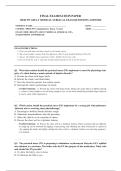 HESI PN ADULT MEDICAL-SURGICAL EXAM 2026  COMPLETE EXAM QUESTIONS AND ANSWERS 100&percnt; VERIFIED A&plus; GRADE ASSURED&excl;&excl;&excl;&excl;&excl; NEW LATEST UPDATE&excl;&excl;&excl;&excl;