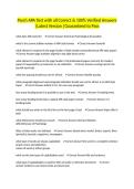 Psych APA Test with all Correct & 100&percnt; Verified Answers &vert;Latest Version &vert;Guaranteed to Pass