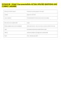 OCEAN100 - EXAM 3 SacramentoGrilo ACTUAL UPDATED QUESTIONS AND &NewLine;CORRECT ANSWERS 