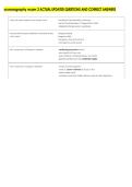 oceanography exam 2 ACTUAL UPDATED QUESTIONS AND CORRECT ANSWERS 