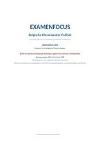 Examenfocus 1ste bachelor Criminologie &vert; UGent &vert; 2de semester