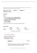EXSC 525 MODULE 2 QUIZ&colon; DEVELOPING THE PROBLEM AND METHODOLOGY &vert; QUESTIONS AND ANSWERS &vert; 2026 UPDATE &vert; WITH COMPLETE SOLUTIONS&period;