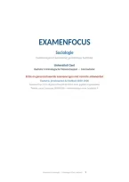Examenfocus Sociologie &vert; UGent