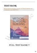 Medical-Surgical Nursing&colon; Concepts for Interprofessional Collaborative Care&comma; 10th Edition Test Bank &vert; Donna D&period; Ignatavicius&comma; Linda Workman & Nicole Heimgartner &vert; Complete Questions & Answers
