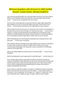 APA Exam Questions with all Correct & 100&percnt; Verified Answers &vert;Latest Version &vert;Already Graded A&plus;