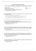 NUR 4010 NURSING INFORMATICS  EXAM 2026 COMPLETE EXAM QUESTIONS AND ANSWERS 100&percnt; VERIFIED A&plus; GRADE ASSURED&excl;&excl;&excl;&excl;&excl; NEW LATEST UPDATE&excl;&excl;&excl;&excl;&excl;