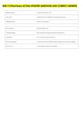 NUR 115 Final Exam ACTUAL UPDATED QUESTIONS AND CORRECT ANSWERS