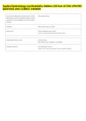 Applied Epidemiology and Biostatistics Midterm 522 Rush ACTUAL UPDATED &NewLine;QUESTIONS AND CORRECT ANSWERS 