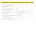 NSG-522 Midterm ACTUAL UPDATED QUESTIONS AND CORRECT ANSWERS 
