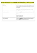NSG 522 Midterm ACTUAL UPDATED QUESTIONS AND CORRECT ANSWERS 