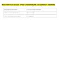 MEJO 469 Final ACTUAL UPDATED QUESTIONS AND CORRECT ANSWERS 