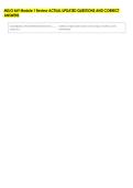 MEJO 469 Module 1 Review ACTUAL UPDATED QUESTIONS AND CORRECT &NewLine;ANSWERS 