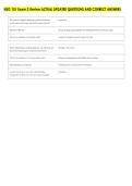 NSG 101 Exam 2 Review ACTUAL UPDATED QUESTIONS AND CORRECT ANSWERS