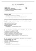 NCLEX RN LEADERSHIP MANAGEMENT EXAM 2026 COMPLETE EXAM QUESTIONS AND ANSWERS 100&percnt; VERIFIED A&plus; GRADE ASSURED&excl;&excl;&excl;&excl;&excl; NEW LATEST UPDATE&excl;&excl;&excl;&excl;&excl;