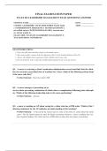 NCLEX RN LEADERSHIP MANAGEMENT PROCTORED EXAM 2026 COMPLETE EXAM QUESTIONS AND ANSWERS 100&percnt; VERIFIED A&plus; GRADE ASSURED&excl;&excl;&excl;&excl;&excl; NEW LATEST UPDATE&excl;&excl;&excl;&excl;&excl;