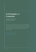 EVITP MODULES 1-3 ACTUAL EXAM 2026&sol;2027 &vert; Verified Questions & Answers &vert; Electric Vehicle Infrastructure Training &vert; Pass Guaranteed - A&plus; Graded&NewLine;&NewLine;