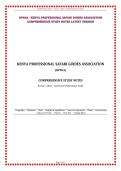 KPSGA - KENYA PROFESSIONAL SAFARI GUIDES ASSOCIATION COMPREHENSIVE STUDY NOTES LATEST VERSION 