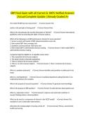 EBP Final Exam with all Correct & 100&percnt; Verified Answers &vert;Actual Complete Update &vert;Already Graded A&plus;