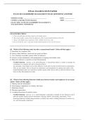 NCLEX RN LEADERSHIP MANAGEMENT  EXAM 2026 COMPLETE EXAM QUESTIONS AND ANSWERS 100&percnt; VERIFIED A&plus; GRADE ASSURED&excl;&excl;&excl;&excl;&excl; NEW LATEST UPDATE&excl;&excl;&excl;&excl;&excl;