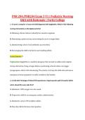 PNR 204&sol;PNR204 Exam 3 V1 &vert; Pediatric Nursing &NewLine;Q&A with Rationale &vert; Fortis College 