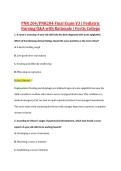 PNR 204&sol;PNR204 Final Exam V3 &vert; Pediatric &NewLine;Nursing Q&A with Rationale &vert; Fortis College 