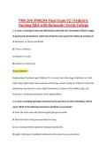 PNR 204&sol;PNR204 Final Exam V2 &vert; Pediatric &NewLine;Nursing Q&A with Rationale &vert; Fortis College
