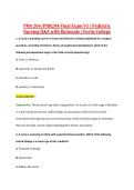 PNR 204&sol;PNR204 Final Exam V1 &vert; Pediatric &NewLine;Nursing Q&A with Rationale &vert; Fortis College