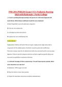 PNR 204&sol;PNR204 Exam 4 V3 &vert; Pediatric Nursing &NewLine;Q&A with Rationale &vert; Fortis Colleg