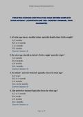 PEDIATRIC NURSING CERTIFICATION EXAM REVIEW&vert; COMPLETE EXAM 2026&sol;2027 &vert; QUESTIONS AND 100&percnt; VERIFIED ANSWERS &vert; PASS GUARANTEE&NewLine;&NewLine;