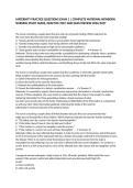 MATERNITY PRACTICE QUESTIONS EXAM 1 &vert; COMPLETE MATERNAL-NEWBORN NURSING STUDY GUIDE&comma; PRACTICE TEST&comma; AND EXAM REVIEW 2026&sol;2027&NewLine;&NewLine;
