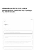 MATERNITY EXAMS 1&ndash;3 STUDY GUIDE &vert; COMPLETE MATERNAL-NEWBORN NURSING EXAM REVIEW QUESTIONS AND ANSWERS 2026&sol;2027 
