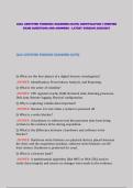 GIAC CERTIFIED FORENSIC EXAMINER &lpar;GCFE&rpar; CERTIFICATION &vert; VERIFIED EXAM QUESTIONS AND ANSWERS - LATEST VERSION 2026&sol;2027&NewLine;&NewLine;