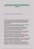 CDDN - CERTIFIED DEVELOPMENTAL DISABILITIES NURSE CERTIFICATION &vert; COMPLETE EXAM 2026&sol;2027 &vert; QUESTIONS AND 100&percnt; VERIFIED ANSWERS &vert; PASS GUARANTEE&NewLine;&NewLine;