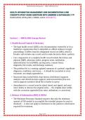 HEALTH INFORMATION MANAGEMENT&colon; EHR DOCUMENTATION & HIM CONCEPTS STUDY GUIDE QUESTIONS WITH ANSWERS & RATIONALES 