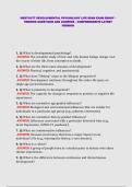 WESTCOTT DEVELOPMENTAL PSYCHOLOGY LIFE SPAN  COMPLETE BUNDLED EXAMS