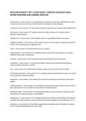 RACE AND ETHNICITY TEST 1 STUDY GUIDE &vert; COMPLETE SOCIOLOGY EXAM REVIEW QUESTIONS AND ANSWERS 2026&sol;2027&NewLine;&NewLine;
