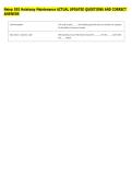 Neiep 555 Hoistway Maintenance ACTUAL UPDATED QUESTIONS AND CORRECT &NewLine;ANSWERS 