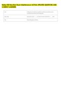 Neiep 550 Machine Room Maintenance ACTUAL UPDATED QUESTIONS AND &NewLine;CORRECT ANSWERS 