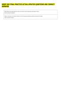 NEIEP 500 FINAL PRACTICE ACTUAL UPDATED QUESTIONS AND CORRECT &NewLine;ANSWERS 