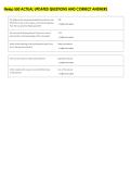 Neiep 550 ACTUAL UPDATED QUESTIONS AND CORRECT ANSWERS 