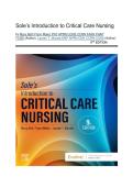 Test Bank&colon; Sole's Introduction to Critical Care Nursing&comma; 9th Edition All Chapters 1-21 Fully Covered 2026&sol;2027&comma; by Mary Beth Flynn Makic&NewLine;