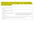 ASA AMT General oral and practical questions ch 5&comma;6&comma;9 aircraft drawings&comma; &NewLine;weight and balance&comma; fluid lines and fittings&period; ACTUAL UPDATED QUESTIONS &NewLine;AND CORRECT ANSWERS